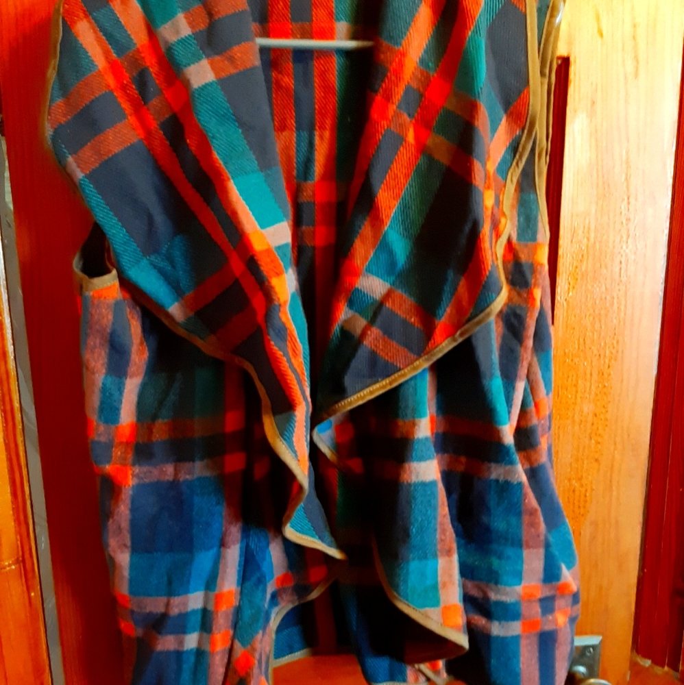 Plaid vest